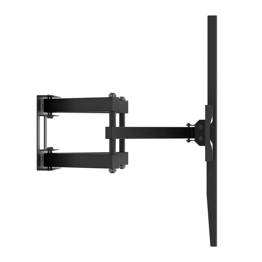 Supporto / gancio per TV Maclean, VESA max 400x400, 32-70", fino a 40 kg, nero, regolazione dell'inclinazione da +12° a -12° e della rotazione da +60° a -60°, MC-192