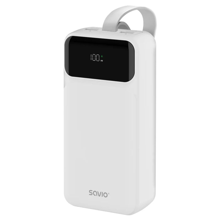 Powerbank SAVIO, 2 porte USB, 1 porta USB-C, ricarica rapida, consegna di energia, SAVBA-11