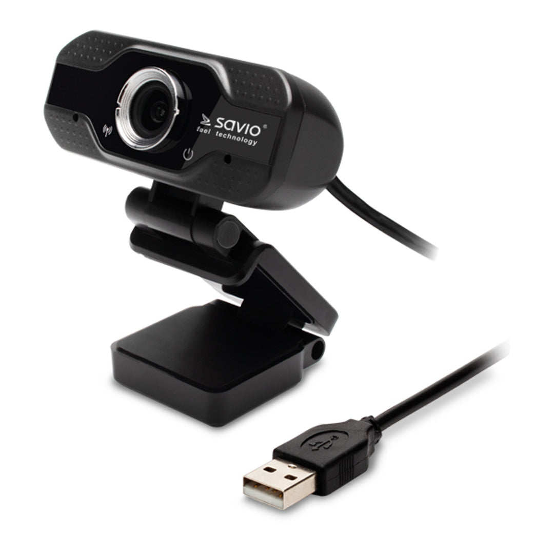 Webcam Savio, risoluzione Full HD 1920x1080, microfono, USB, SAVCAK-01