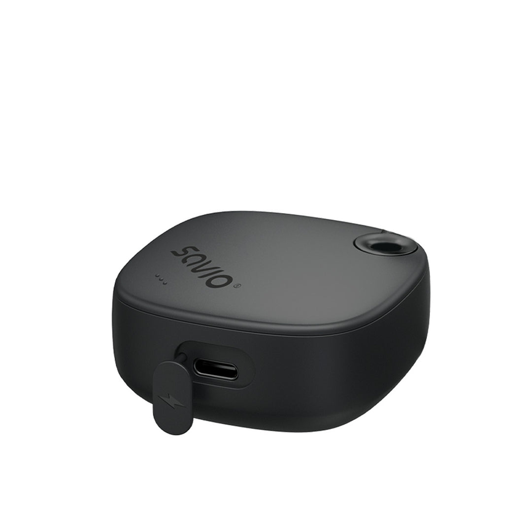Cuffie wireless Savio, Bluetooth 5.3, ENC, USB-C, nero, SAVSLTWS-11