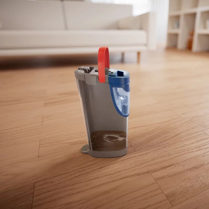 Vileda H2prO mop piatto, 100% separazione acqua pulita/sporco, due serbatoi, pad in microfibra, punta a 360°, 175774