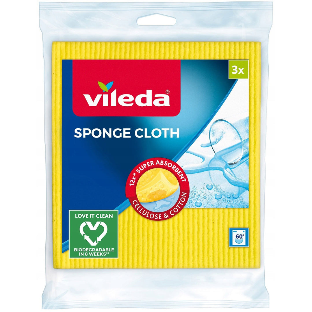 Set di mop piatti Vileda + secchio + 3 panni, Ultramax BOX, sistema di scarico touch-free, due tipi di fibre, 177453