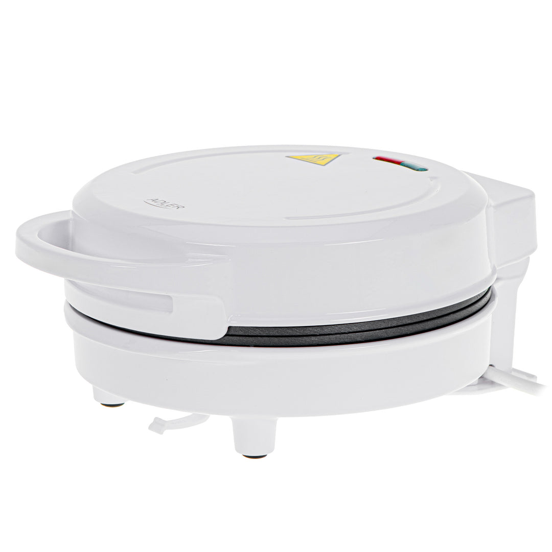 Macchina per ciambelle Adler, per 7 ciambelle, rivestimento antiaderente, bianco, 1500W, AD 3075