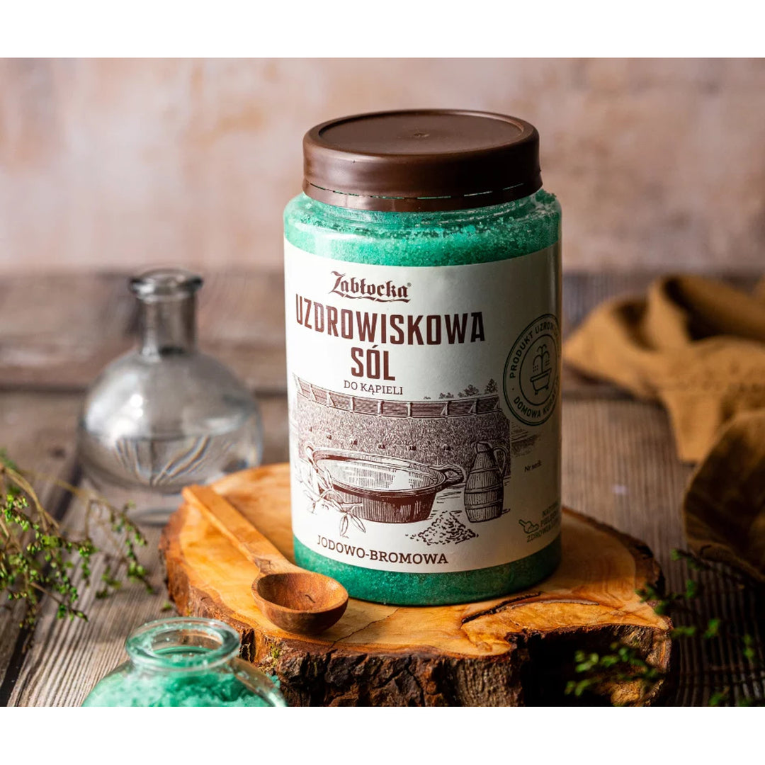 Sale termale Zablocka, iodio-bromo, per bagni, 1,2 kg