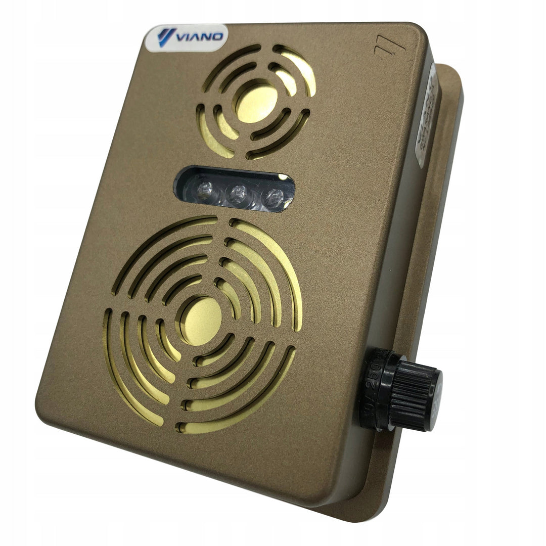 Roditore, martora, repellente per topi Viano, generatore di ultrasuoni, radar, due altoparlanti, Duo Gold