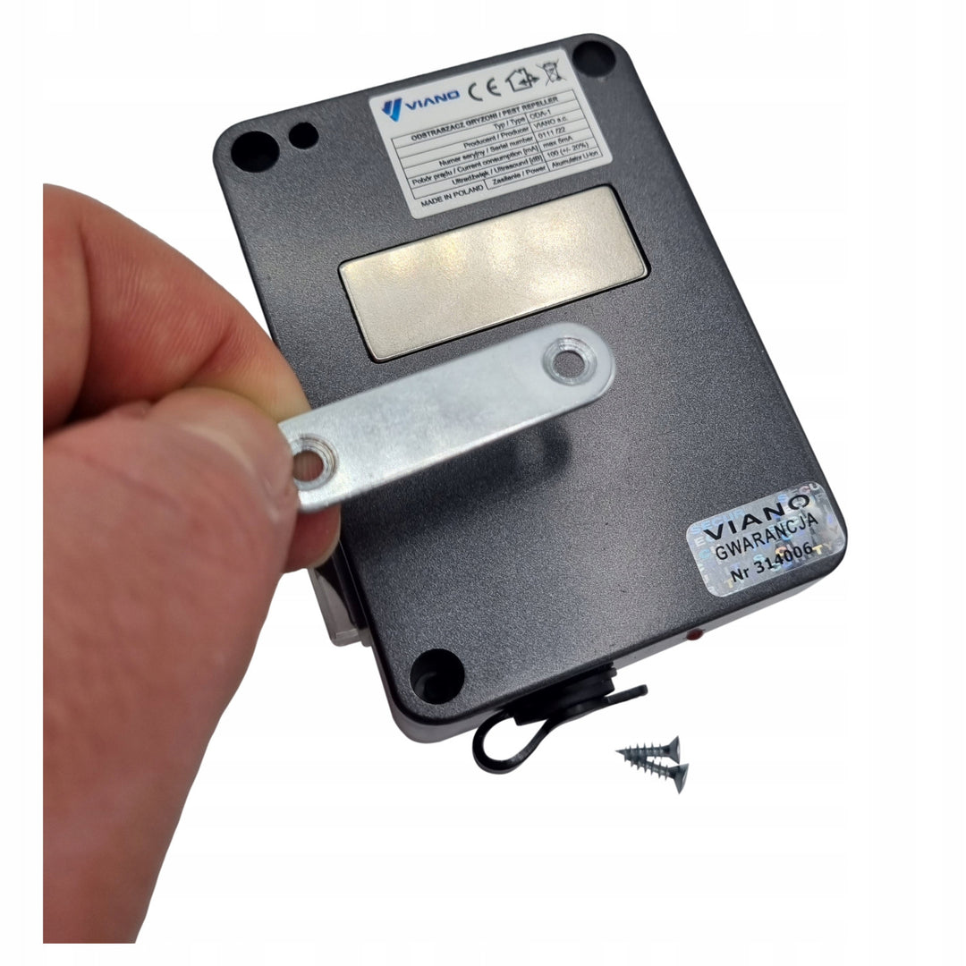 Dissuasore per roditori senza fili, martora, repellente per topi Viano, batteria integrata da 4000mAh, grande cicalino, ODA1
