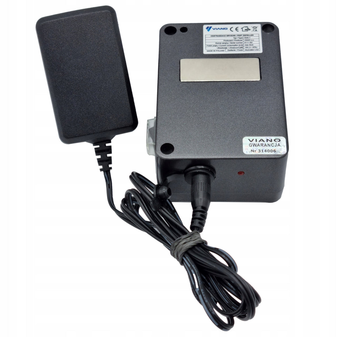 Dissuasore per roditori senza fili, martora, repellente per topi Viano, batteria integrata da 4000mAh, grande cicalino, ODA1