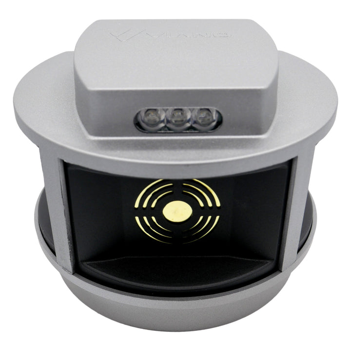 Repellente per roditori, repellente per martore, repellente per topi Viano, generatore di ultrasuoni, pannello stroboscopico, tre altoparlanti, Trio-Strob
