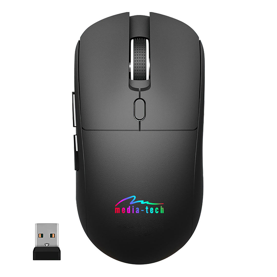 Mouse wireless 2 in 1 (BT/RF) silenzioso e ricaricabile MT1124, Media-Tech