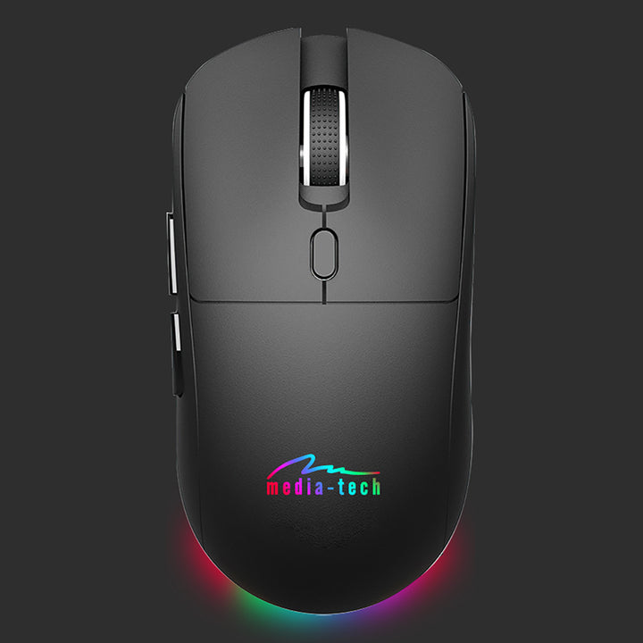 Mouse wireless 2 in 1 (BT/RF) silenzioso e ricaricabile MT1124, Media-Tech