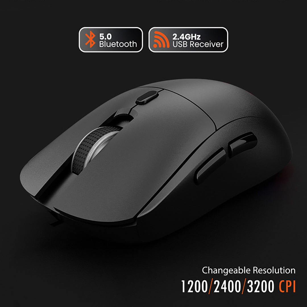 Mouse wireless 2 in 1 (BT/RF) silenzioso e ricaricabile MT1124, Media-Tech