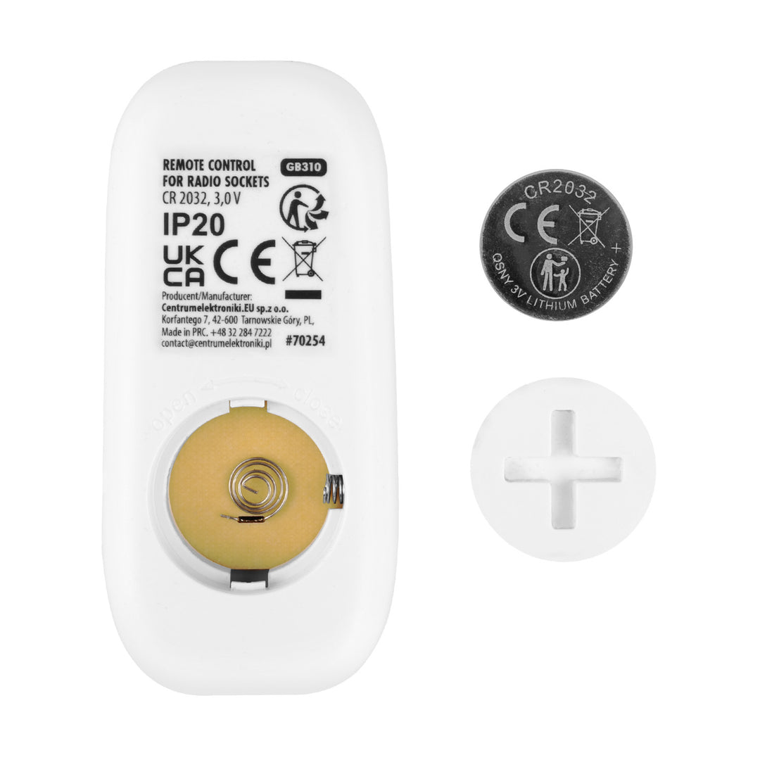 Prese telecomandate GreenBlue, 3 pezzi, programmabili, portata fino a 30 m, 220-240 V CA, 50/60 Hz, 16 A, 433 MHz, GB313 F