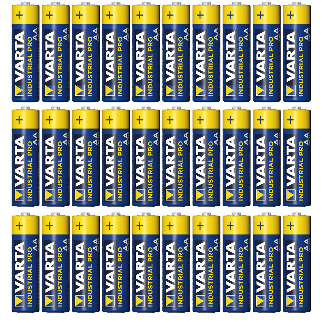 30x R-06 LR6 AA 1,5V batteria alcalina Varta Industrial 4006