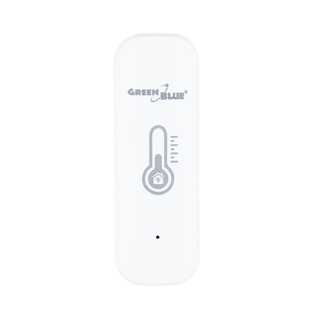 Sensore di temperatura e umidità WiFi GreenBlue, Android/iOS/Alexa/Google Home, 3,0 V CC, LR03x2, GB737