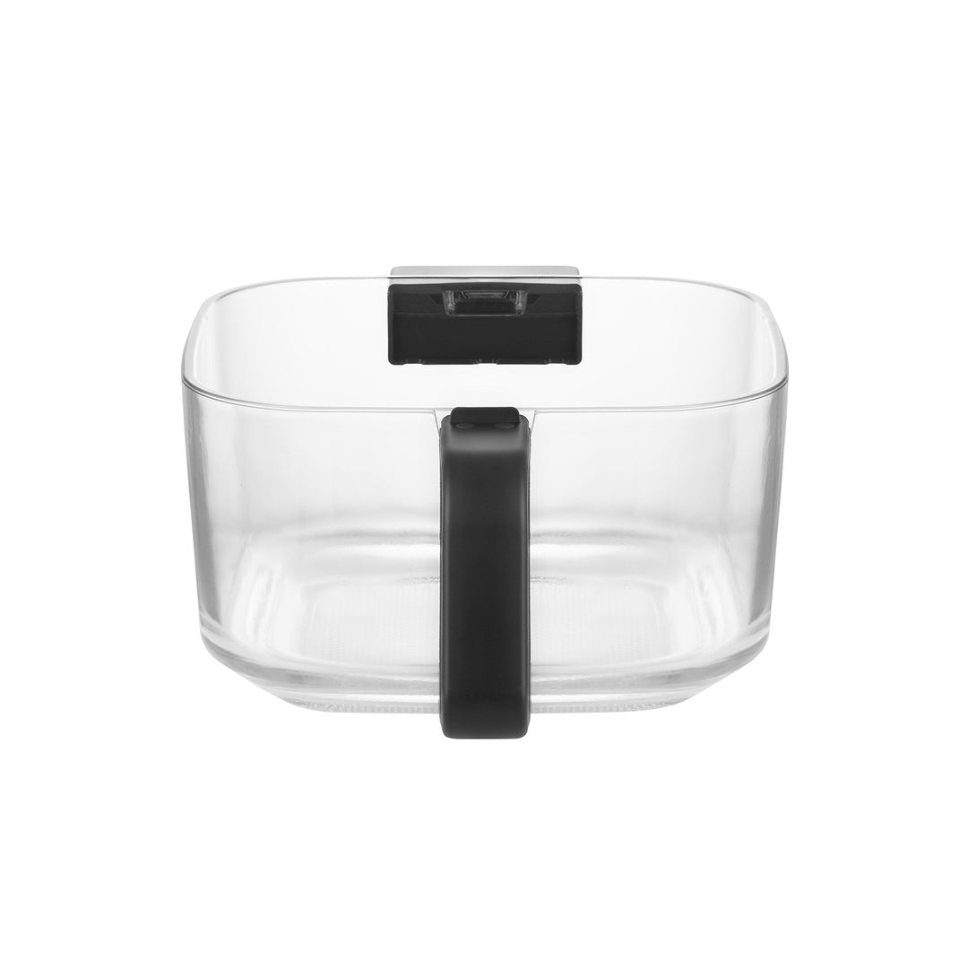Friggitrice senza olio Concept Glass&Fast, capacità 5,5 L, 7 programmi, display LED touchscreen, modalità di frittura salutare, contenitore in vetro, FR5500