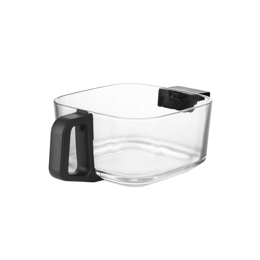 Friggitrice senza olio Concept Glass&Fast, capacità 5,5 L, 7 programmi, display LED touchscreen, modalità di frittura salutare, contenitore in vetro, FR5500