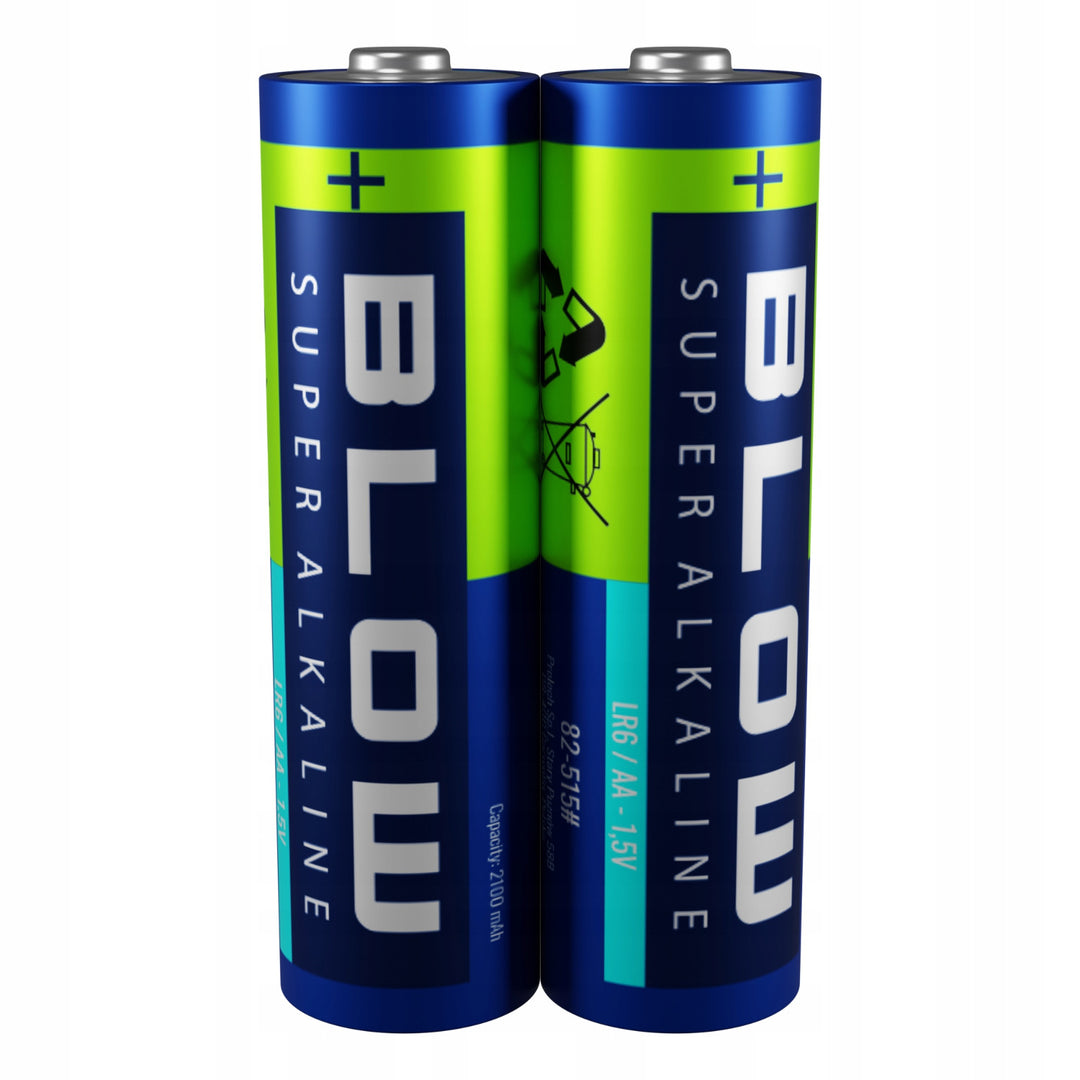 Batterie alcaline AA Blow, LR6, tensione 1,5 V, confezione da 40 pezzi