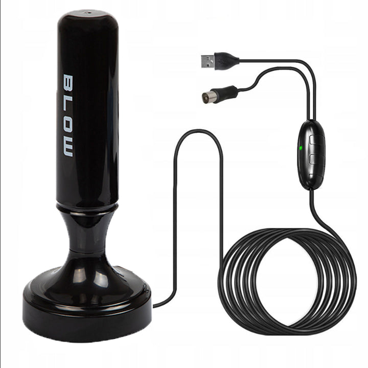 Antenna DVB-T Blow, attiva interna, guadagno 28dB, filtro LTE integrato, ricezione nella banda 168-790 MHz, 21-040#