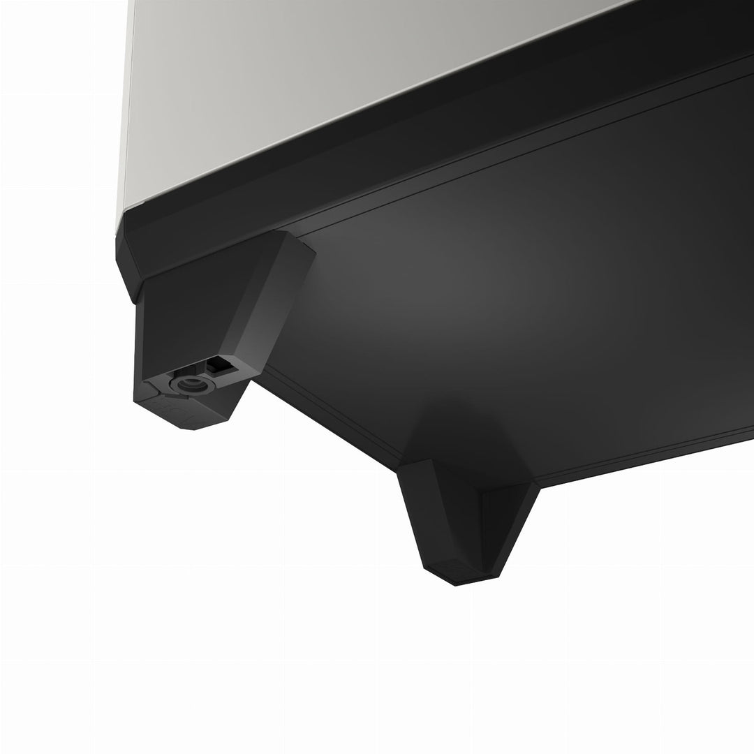 Armadio basso Keter, ripiani regolabili, struttura rinforzata, colore: grigio/nero, Pro