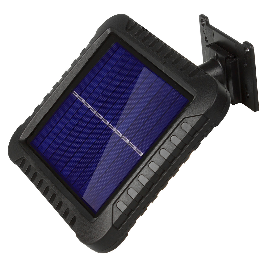 Proiettore solare a LED con sensore di movimento Maclean, IP44, 5W, 400lm, 6000K, batteria al litio 1300 mAh, 5,5V DC MCE438, 4 pezzi