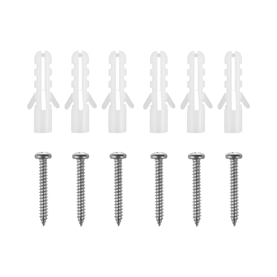 Set di due telecamere tubolari finte, LED IR, bianche, alimentazione 2xAA (incluse), ABS, IR1800 WT