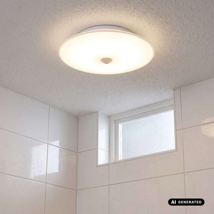 Lampada LED con sensore PIR Maclean, da soffitto, 15 W, 1300 lm, IP54, 220-240 V~ 50/60 Hz, MCE537
