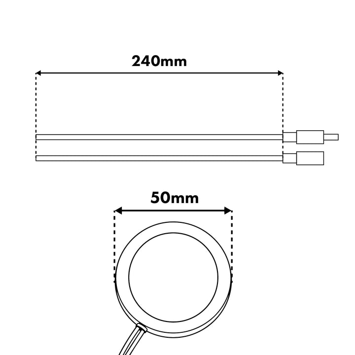 Interruttore a sfioramento da incasso Maclean, <40 mm, 12-24 V CC, carico massimo 48/96 W, MCE825