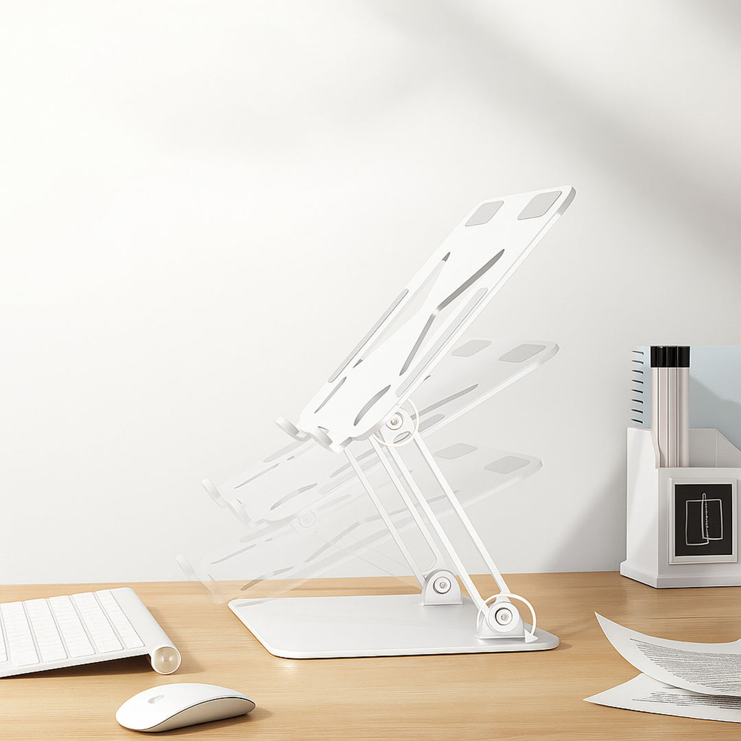 Supporto regolabile ed ergonomico per laptop da 10-17 pollici LAPTOP STAND MT2661W, Mediatech