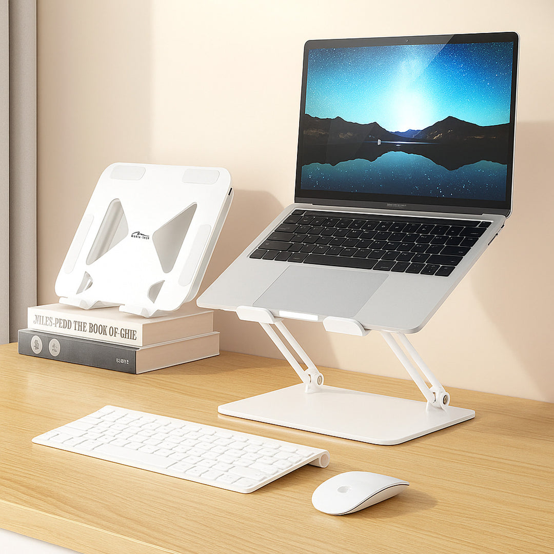Supporto regolabile ed ergonomico per laptop da 10-17 pollici LAPTOP STAND MT2661W, Mediatech