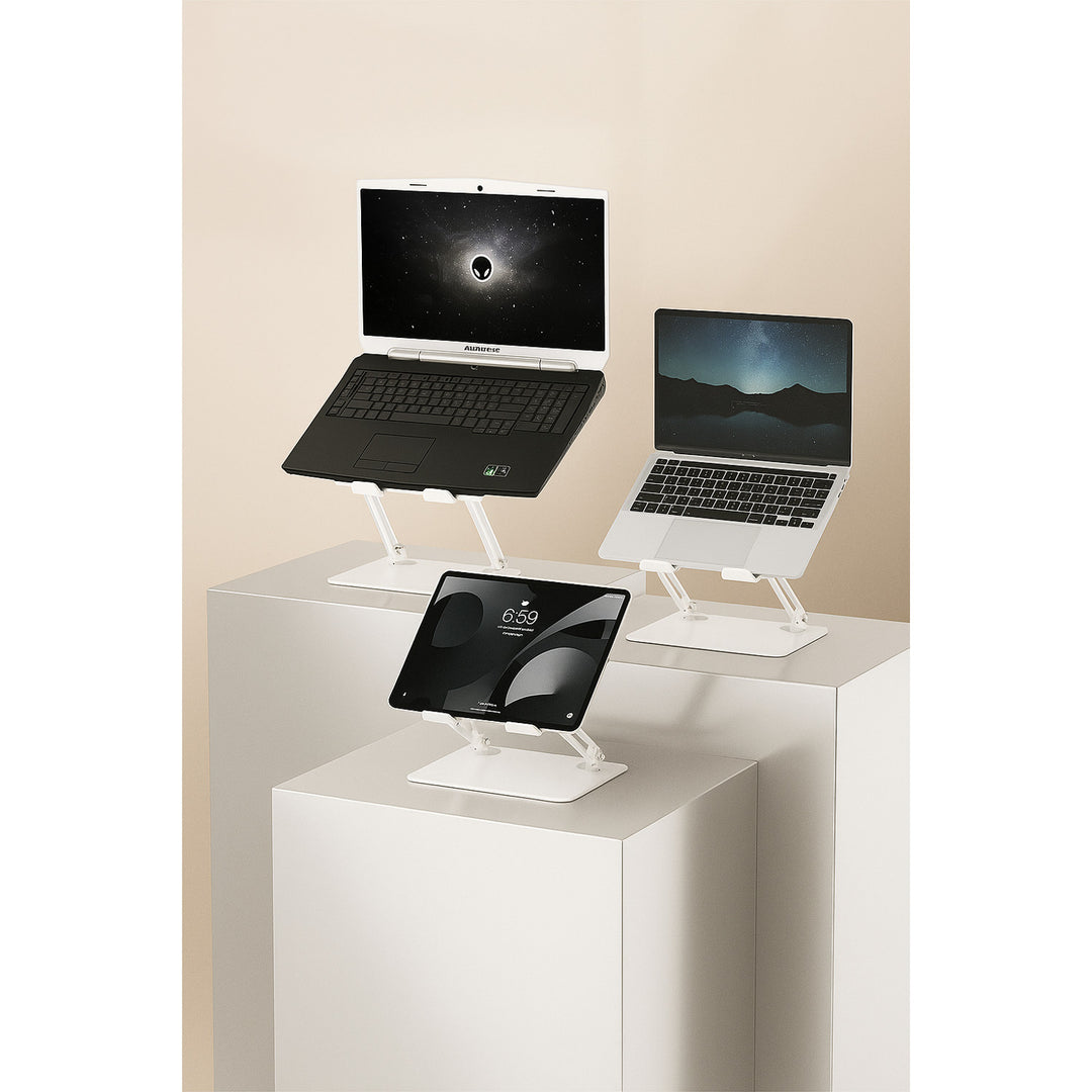 Supporto regolabile ed ergonomico per laptop da 10-17 pollici LAPTOP STAND MT2661W, Mediatech