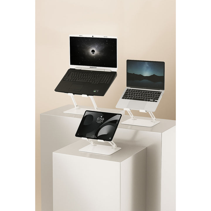 Supporto regolabile ed ergonomico per laptop da 10-17 pollici LAPTOP STAND MT2661W, Mediatech