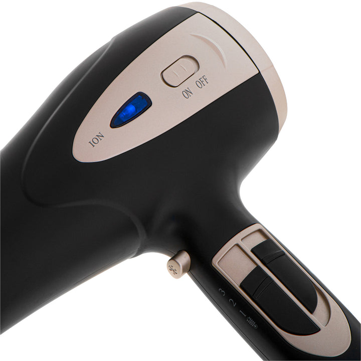 Asciugacapelli Mesko, funzione ionizzazione, diffusore, potenza 2200 W, nero, MS 2287