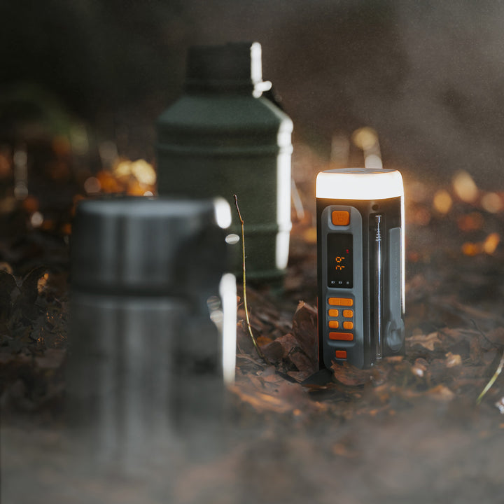 Radio di emergenza Adler, con pannello solare, manovella e powerbank, Bluetooth 5.0, torcia LED 4W, 4500 mAh, AD 1920