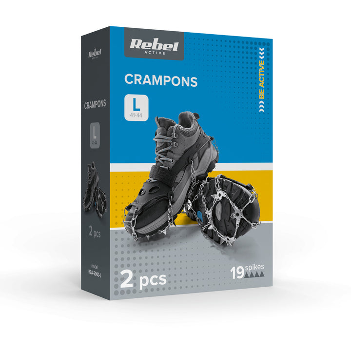 Ramponi con punte per scarpe da trekking Rebel Active, taglia L 41-44