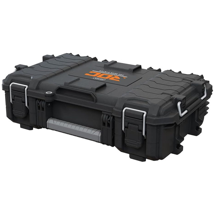 Valigetta porta attrezzi Keter ROC Pro Gear 2.0, portata 36 kg, spazio per lucchetto, guarnizione di protezione contro polvere e acqua, organizer con coperchio incluso, possibilità di fissaggio a parete, 256979