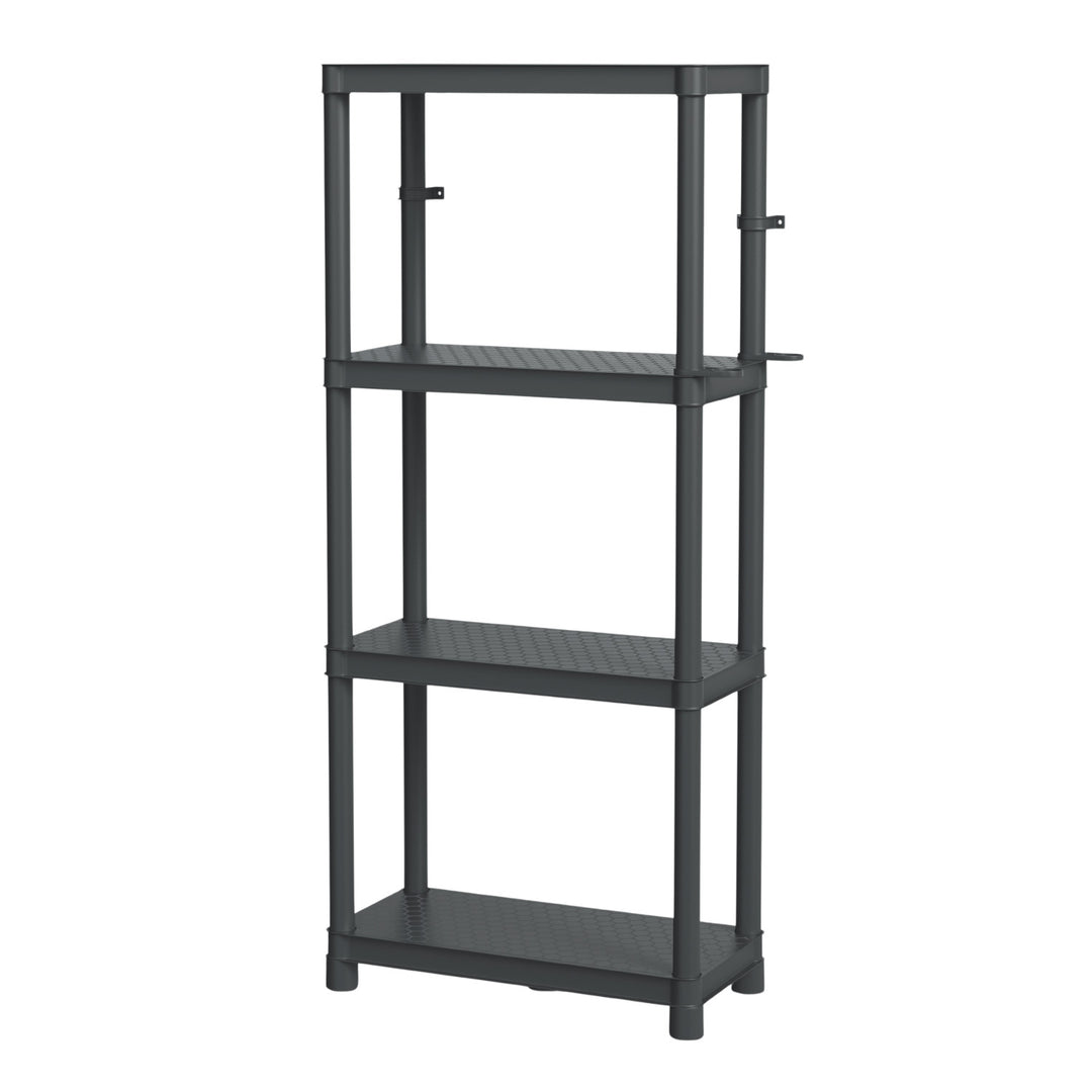 Scaffale Stackaro Solid 60 Kistenberg, carico massimo complessivo 185 kg, 4 ripiani, montaggio a parete, KSS60L4HD-S411