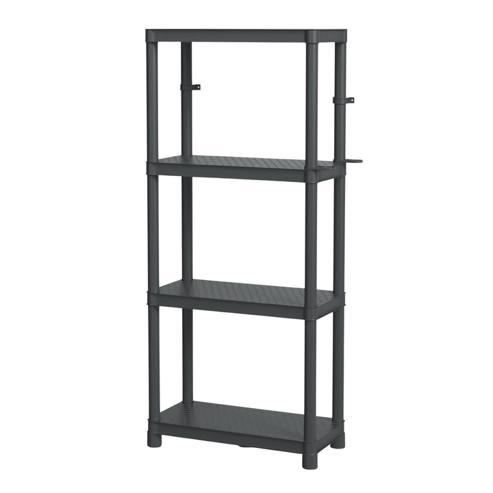 Scaffale Stackaro Solid 60 Kistenberg, carico massimo complessivo 185 kg, 4 ripiani, montaggio a parete, KSS60L4HD-S411