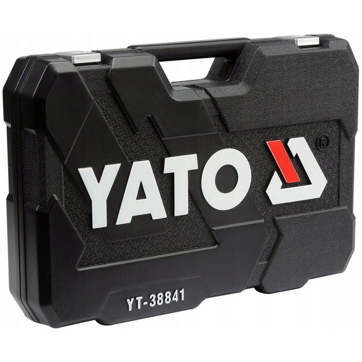 Set di utensili professionale Yato, chiavi a bussola e bussole, in acciaio al cromo-vanadio, 216 elementi, bussole con sistema AS-Drive, in valigetta, YT-38841
