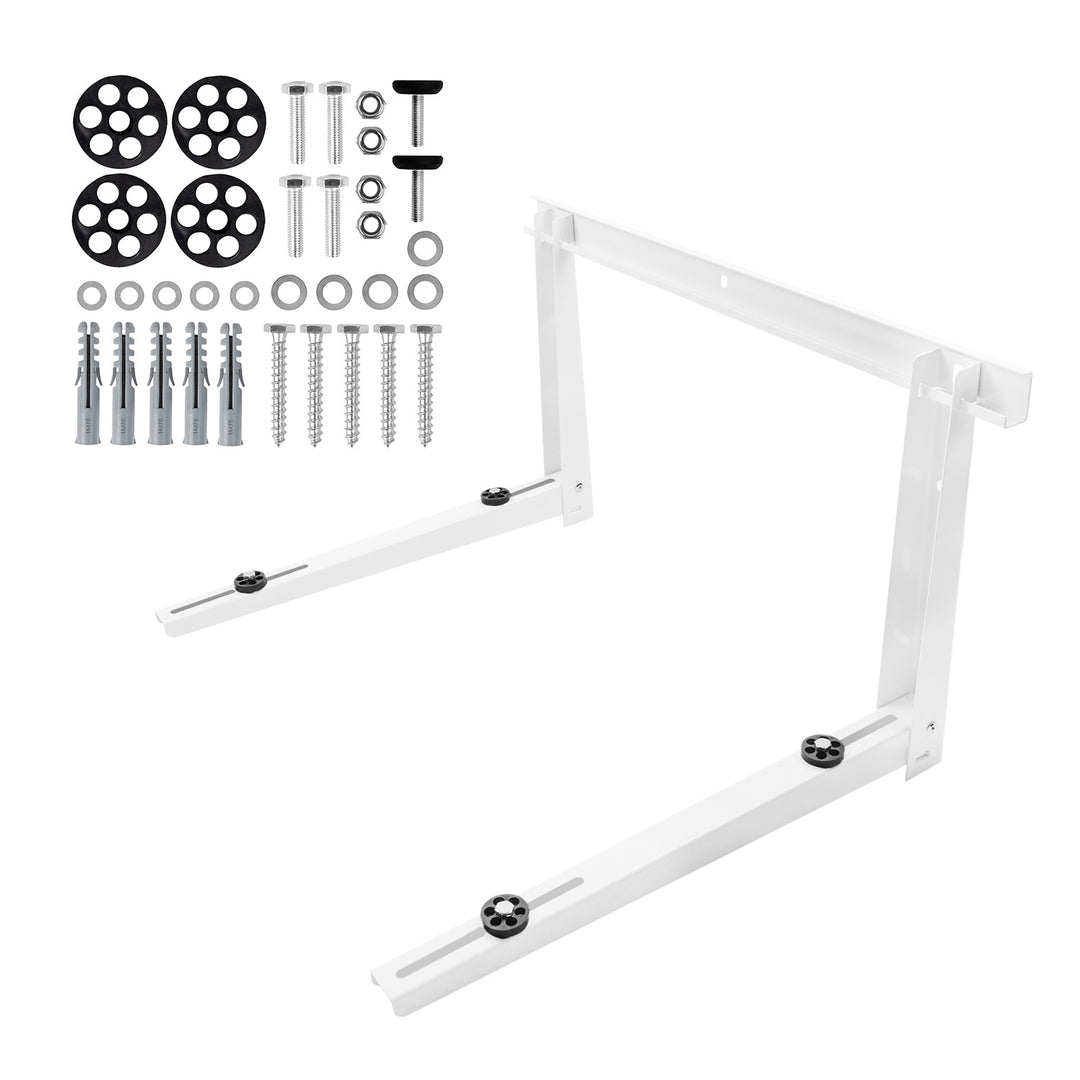 Supporto / gancio per condizionatore / pompa di calore Maclean, dimensioni 800x420x600 mm, acciaio zincato, fino a 260 kg, MC-147