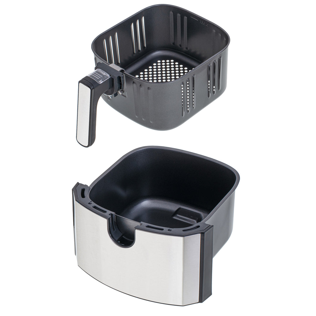Friggitrice senza olio, 9 programmi, 5,0 L, Airfryer, Camry CR 6311 + inserti di carta per friggitrice, 16 cm, biodegradabili, 100 pezzi