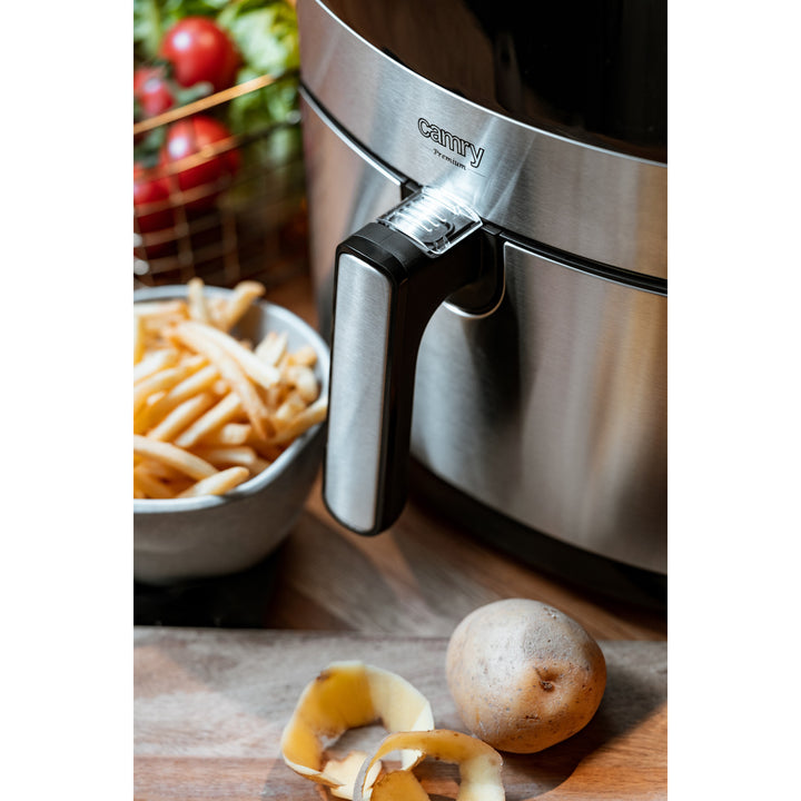 Friggitrice senza olio, 9 programmi, 5,0 L, Airfryer, Camry CR 6311 + inserti di carta per friggitrice, 16 cm, biodegradabili, 100 pezzi