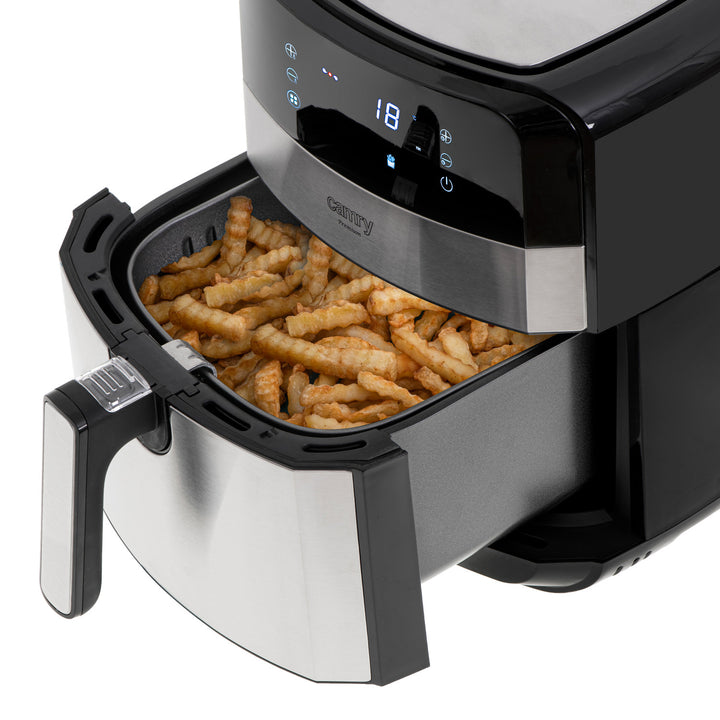 Friggitrice senza olio, 9 programmi, 5,0 L, Airfryer, Camry CR 6311 + inserti di carta per friggitrice, 16 cm, biodegradabili, 100 pezzi