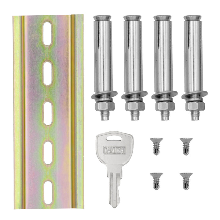 Armadietto per caricabatterie per veicoli elettrici Maclean, impermeabile IP65, acciaio + vetro temperato, dimensioni 70x50x25 cm, MC-900
