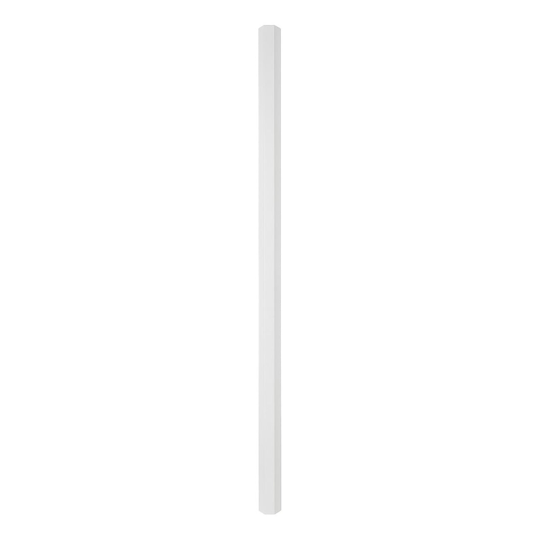 Profilo di copertura in alluminio per cavi Maclean, 33x18x750 mm, bianco, MCTV-897 W