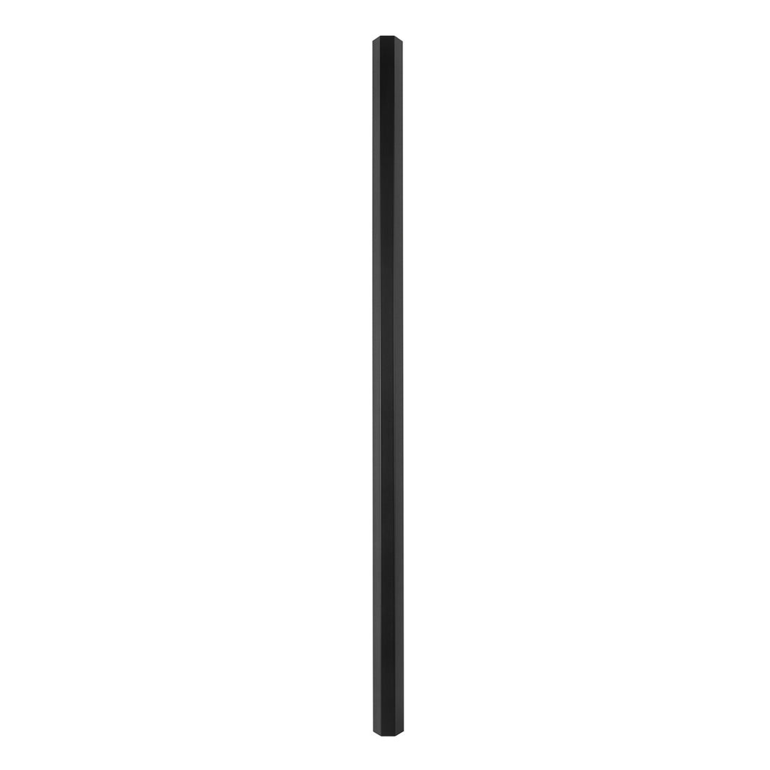 Profilo di copertura in alluminio per cavi Maclean, 33x18x750 mm, nero, MCTV-897 B