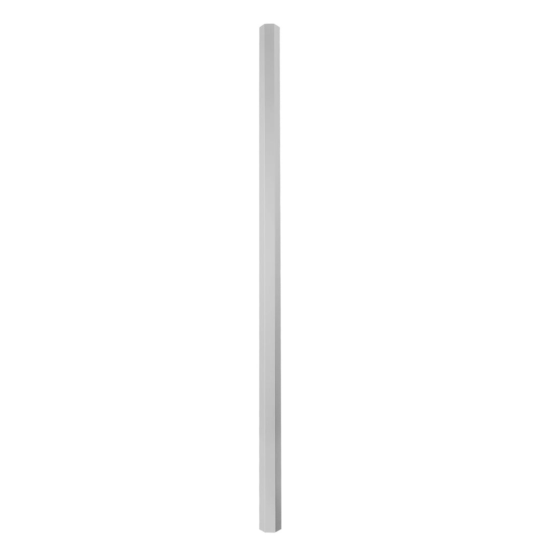 Profilo di copertura in alluminio per cavi Maclean, 33x18x750 mm, argento, MCTV-897 S