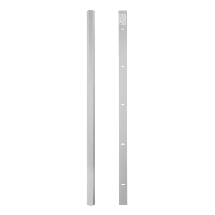 Profilo di copertura in alluminio per cavi Maclean, 33x18x750 mm, argento, MCTV-897 S