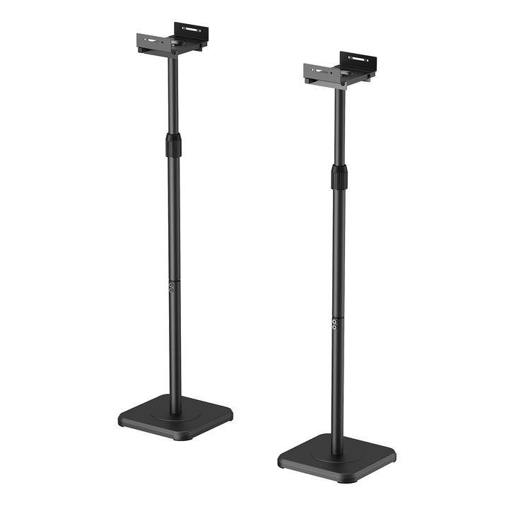 Set di supporti da pavimento per diffusori Maclean, universali, regolabili in verticale e in orizzontale da +10° a -10°, max. 5 kg, MC-916