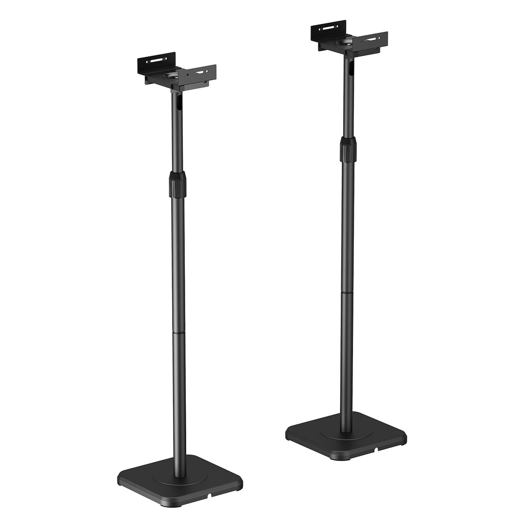 Set di supporti da pavimento per diffusori Maclean, universali, regolabili in verticale e in orizzontale da +10° a -10°, max. 5 kg, MC-916