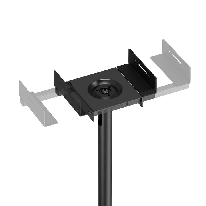 Set di supporti da pavimento per diffusori Maclean, universali, regolabili in verticale e in orizzontale da +10° a -10°, max. 5 kg, MC-916